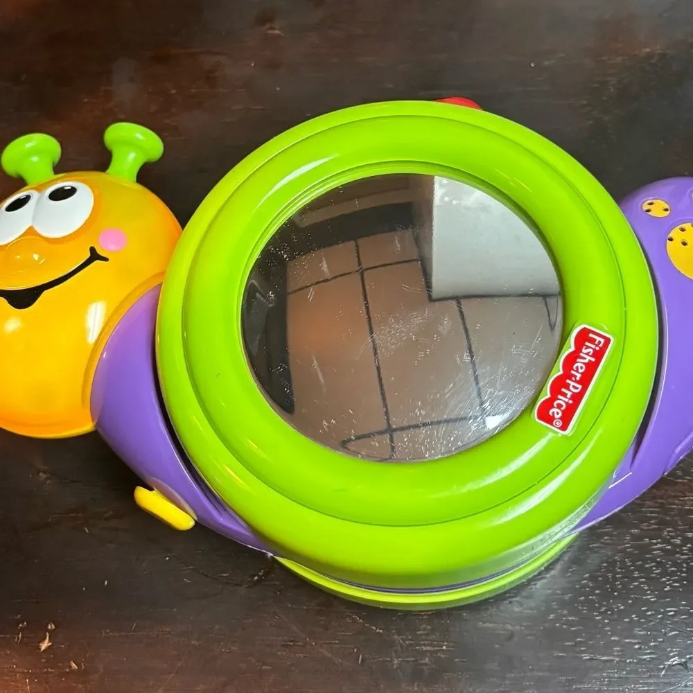 Fisher Price 1-2-3 Crawl Along Snail Rockin Light up Musical Fun